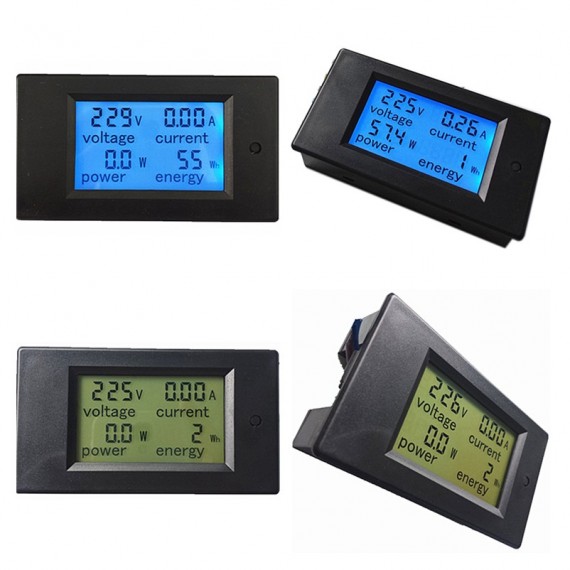 Medidor Digital AC PZEM-061: 80-260V/0-100A Voltímetro/Amperímetro/Vatímetro/Energía