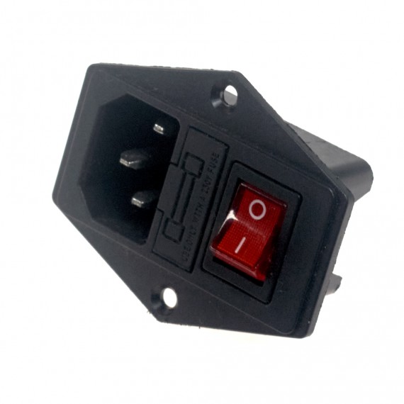 AC-01A ENCHUFE DE ALIMENTACIÓN CON SWITCH 250V/10A