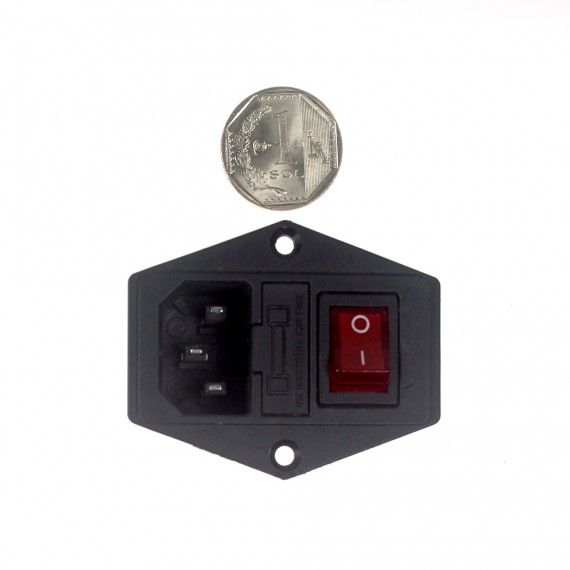 AC-01A ENCHUFE DE ALIMENTACIÓN CON SWITCH 250V/10A