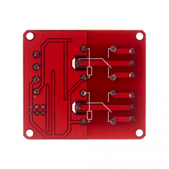 Módulo Relay 2CH 5VDC activación alta/baja