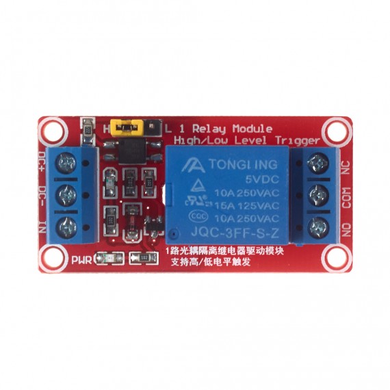 Módulo Relay 1CH 5VDC activación alta/baja