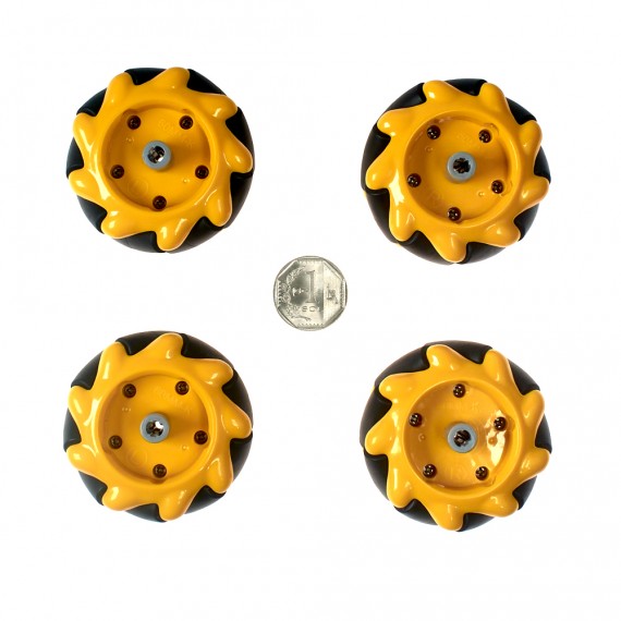 Rueda Mecanum D60mm (kit x4)