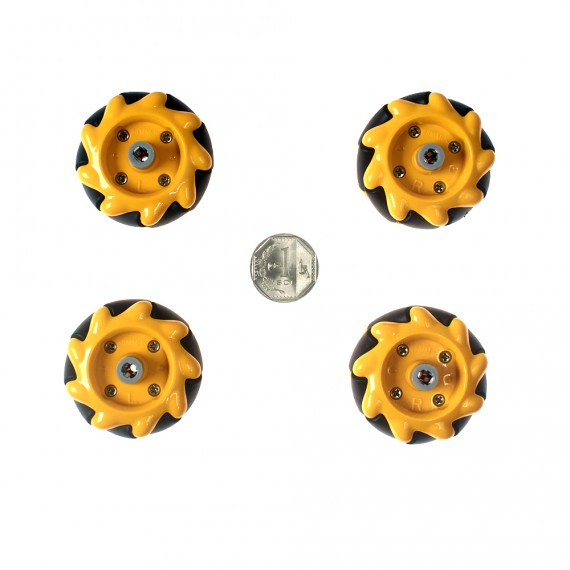 Rueda Mecanum D48mm (kit x4)
