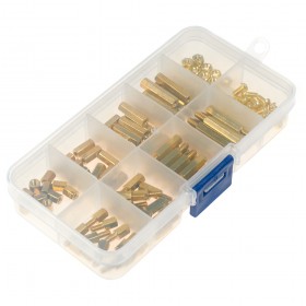 Kit espaciadores hexagonales M3 bronce