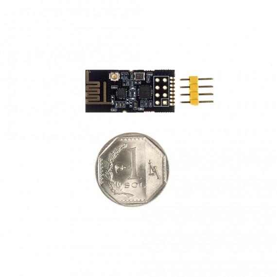 Módulo RF 2.4GHz - NRF24L01+PA SMD castellated