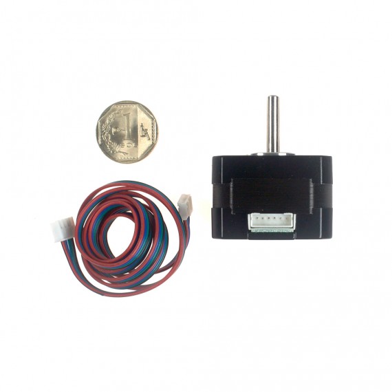 Motor PaP Stepper Nema 17 - 0.6A 0.12N.m - 17HS2408S