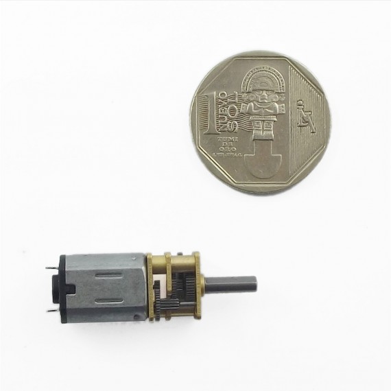 Motor DC N20 reducción metálica