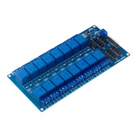 Módulo Relay 16CH 5VDC Optoacoplado