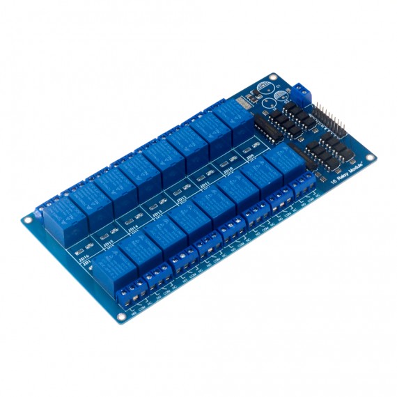 Módulo Relay 16CH 5VDC Optoacoplado