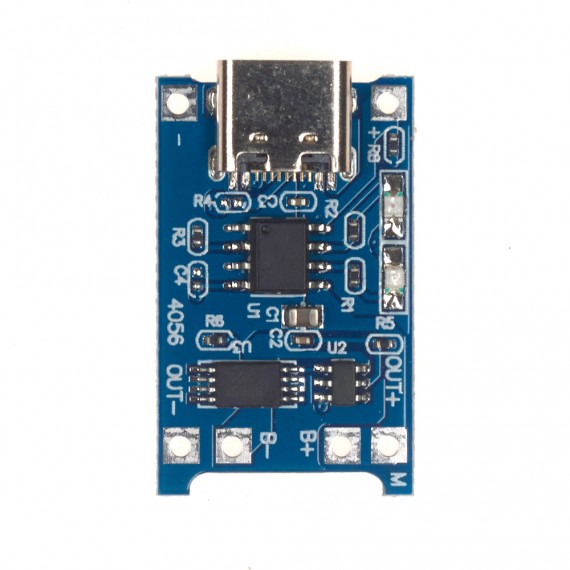 Módulo Cargador de batería litio TP4056 con protección USB-C