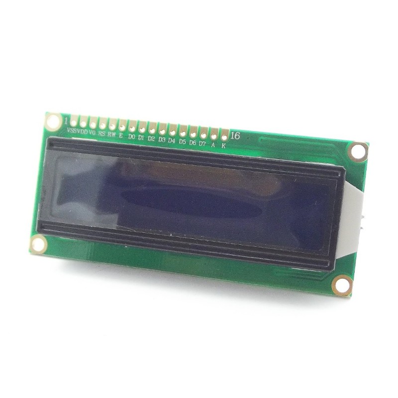 Écran LCD 1602 illumination verte compatible avec Arduino.