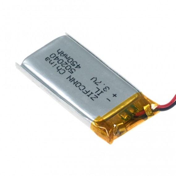 Batería Plana 3.7V 450mAh 502040