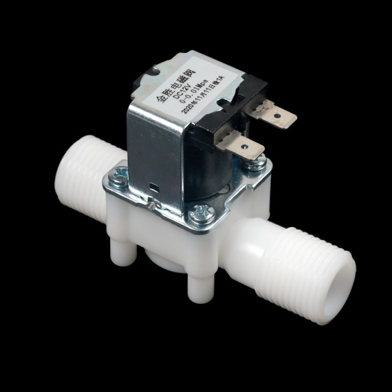 Válvula solenoide 1/2" 12VDC Baja Presión (NC)