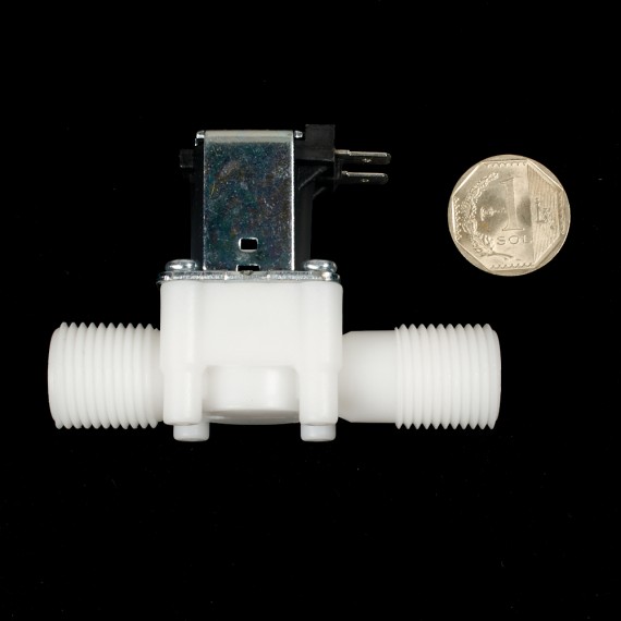Válvula solenoide 1/2" 12VDC Baja Presión (NC)