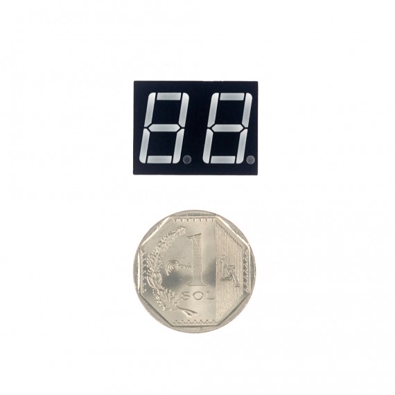 Display 7 segmentos - 2 dígito Cátodo Común 5261AS