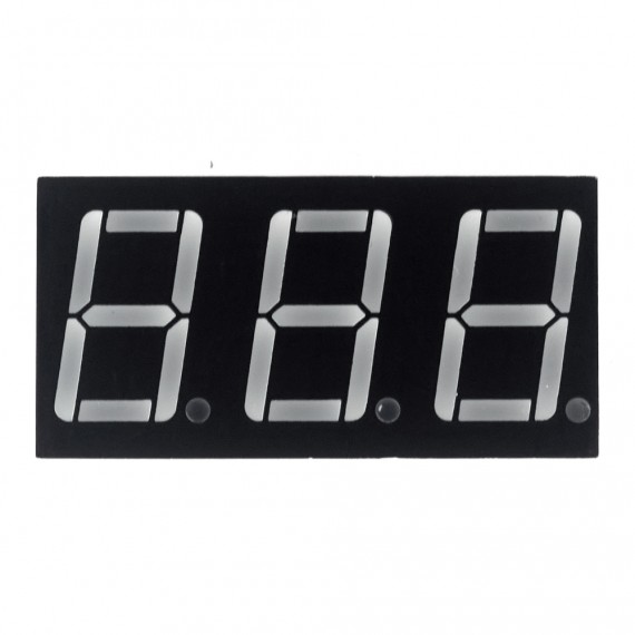 Display 7 segmentos - 3 dígito Cátodo Común 5361AS