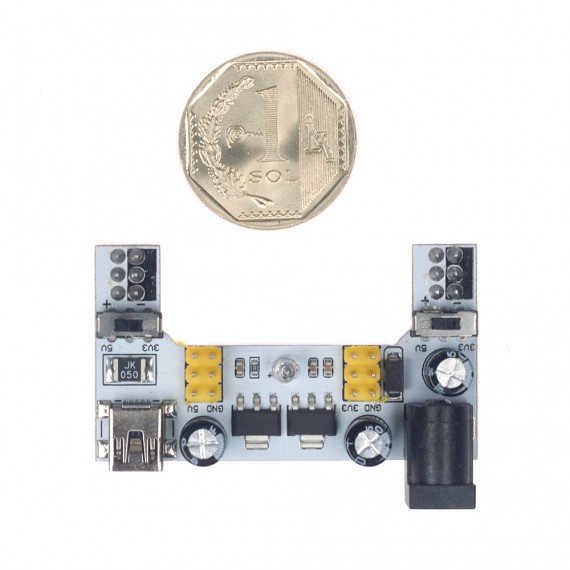 Fuente para protoboard 3.3V/5V (mini-USB)