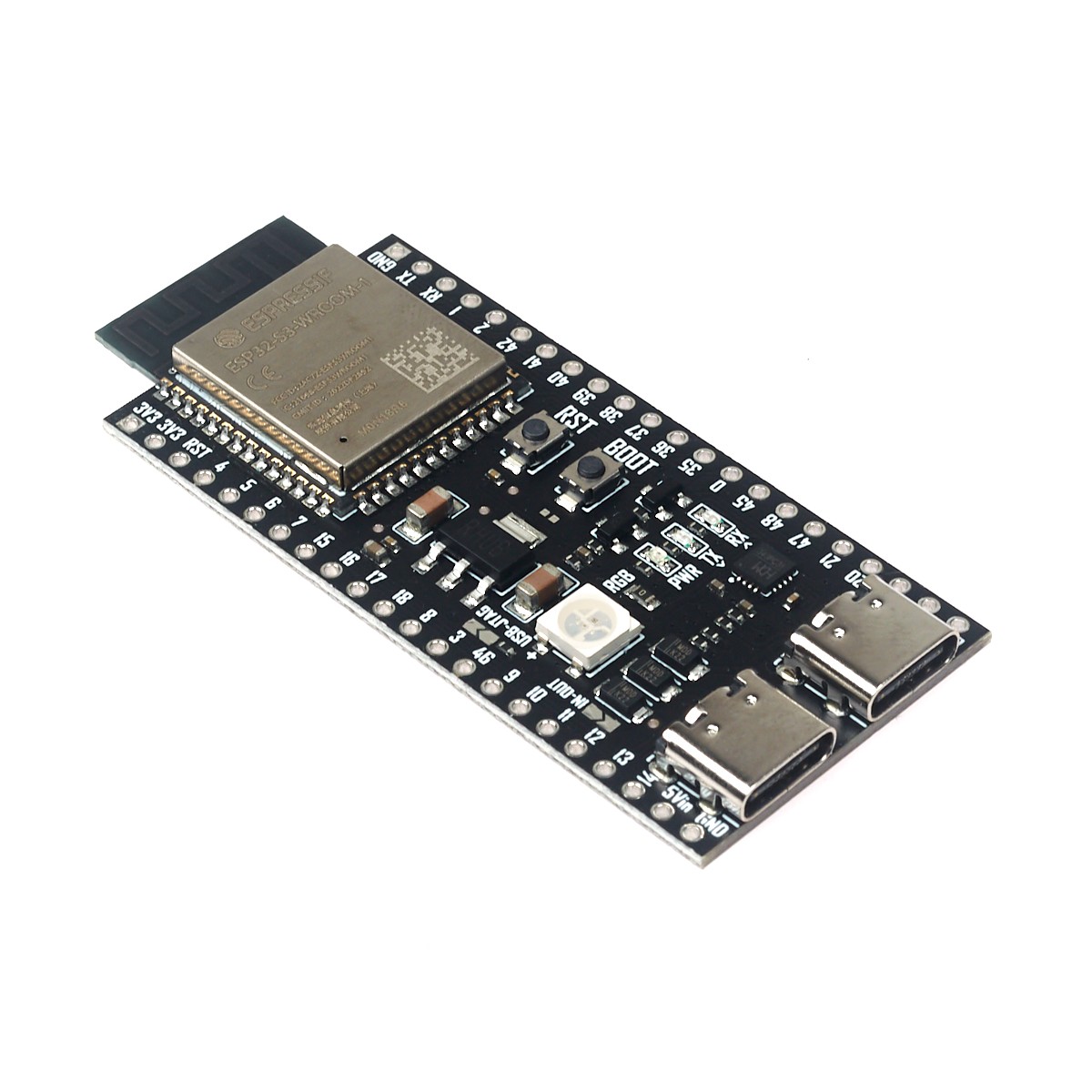 ESP32-S3-DevKitC-1 - 44-pin ESP32-S3 WiFi USB-C
