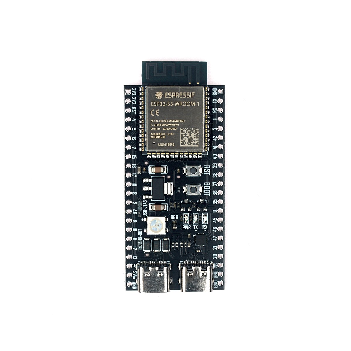 ESP32-S3-DevKitC-1 - 44-pin ESP32-S3 WiFi USB-C