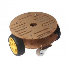 Chasis robot móvil circular 2WD