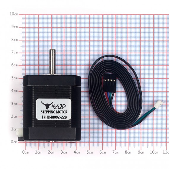 Motor PaP Stepper Nema 17 - 1.7A 0.56N.m - 17HD48002-22B