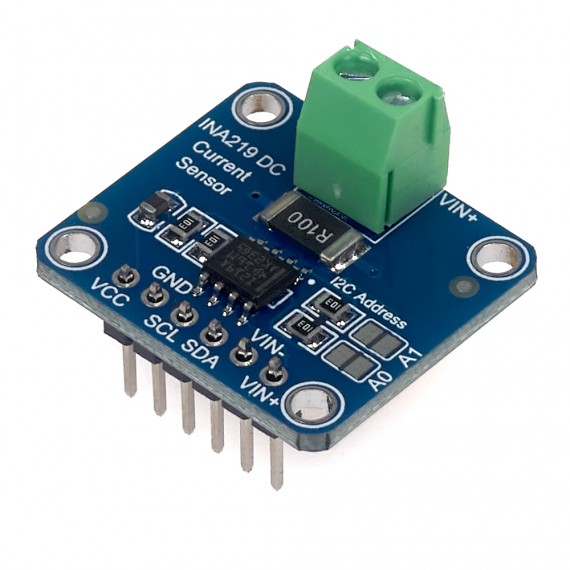 Monitor de corriente voltaje, high side INA219