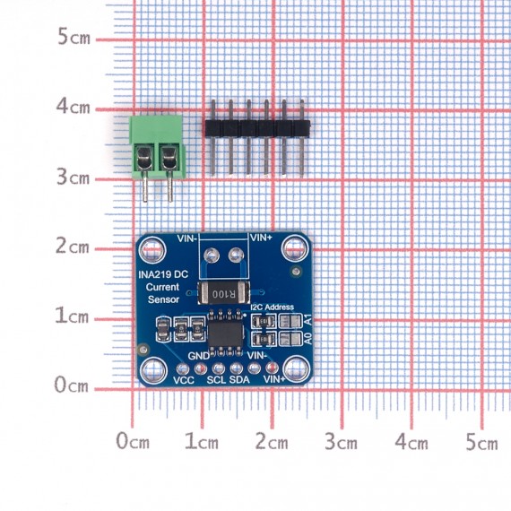Monitor de corriente voltaje, high side INA219