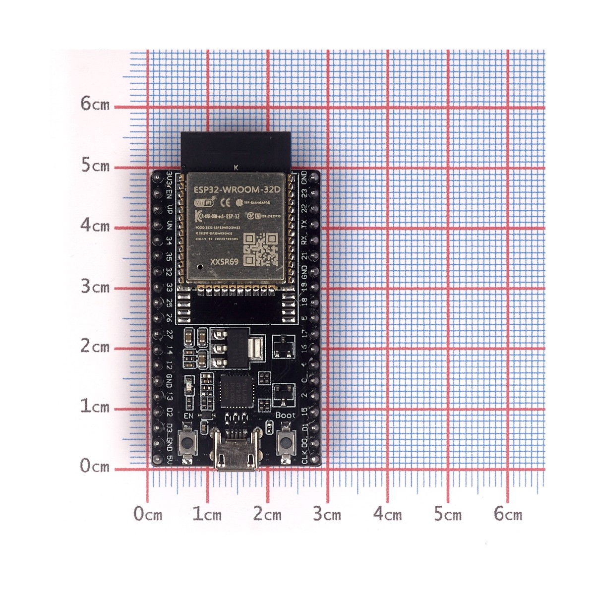 ESP32-DevKitC V4 - 38-pin ESP32 WiFi micro-USB