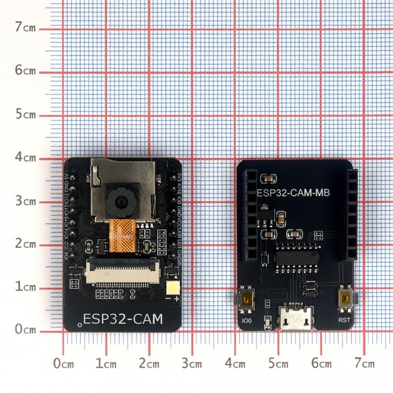 ESP32-CAM con cámara OV2640 ESP32 WiFi + BASE CH340