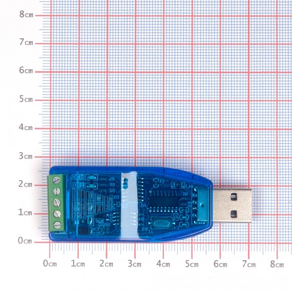 Conversor USB a RS485 con protección TVS - ZK-U485