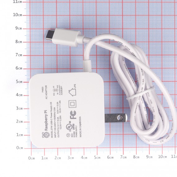 Fuente oficial para Raspberry Pi 5 USB-C 27W