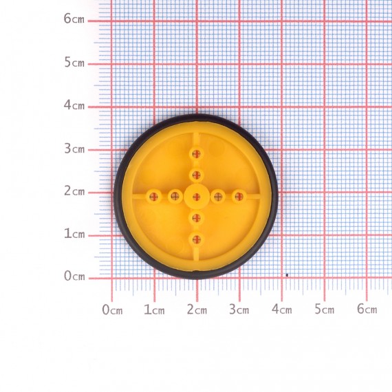 Rueda plástica para motor TT 41mm