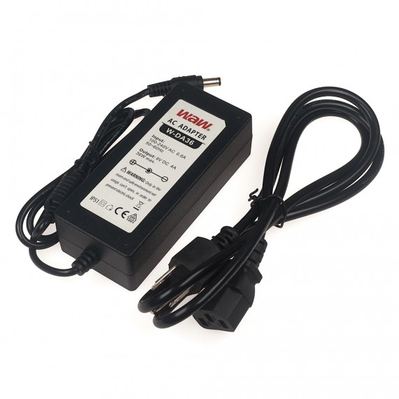 Fuente de alimentación AC/DC 36W 9V 4A WODE (cargador)