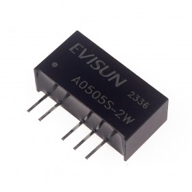 Fuente aislada dual A0505S-2W +-5VDC