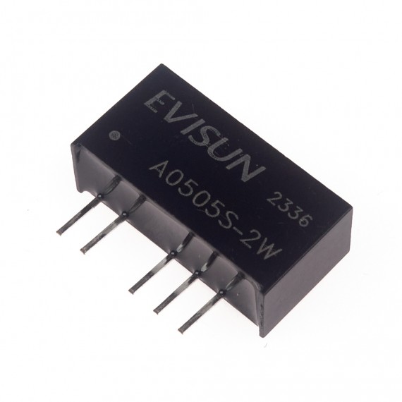 Fuente aislada dual A0505S-2W +-5VDC