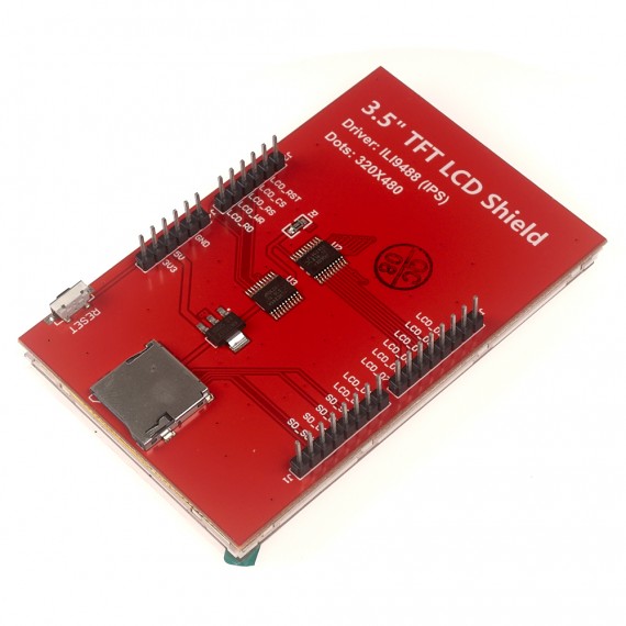 Shield Display LCD TFT 3.5" táctil ILI9486/ILI9488