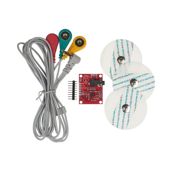 Módulo ritmo cardíaco ECG AD8232 con sondas