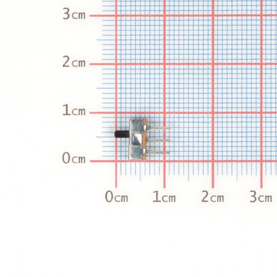 Micro Slide Switch SPDT 3 pin, 2.54mm SS12D00G3