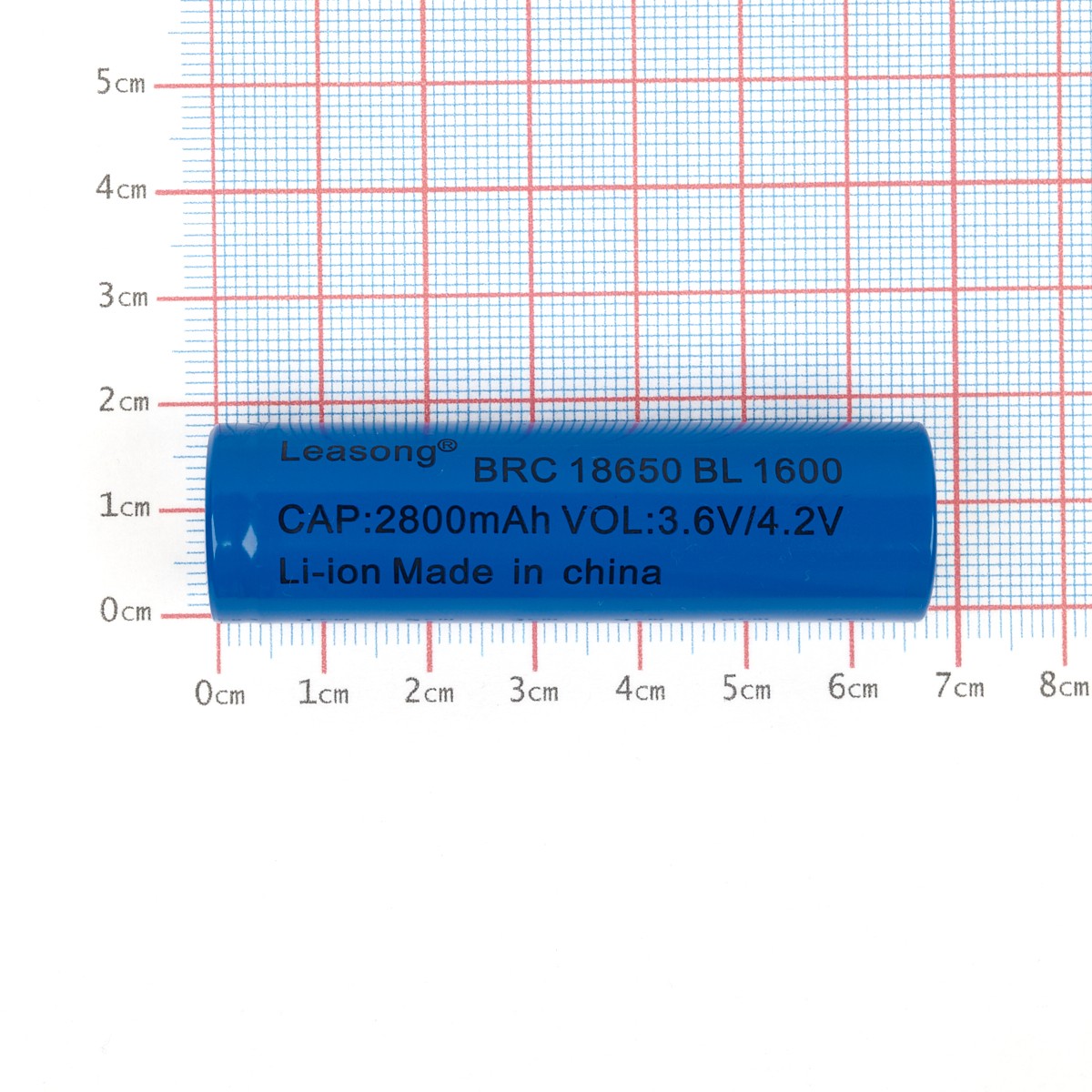 Batería Litio 18650 3.7V 1600mAh