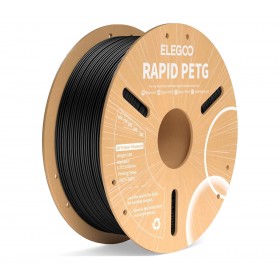 Rapid PETG Negro - Rollo 1Kg 1.75mm Elegoo