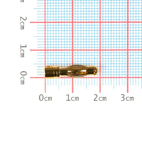 Conector bullet 4mm Macho