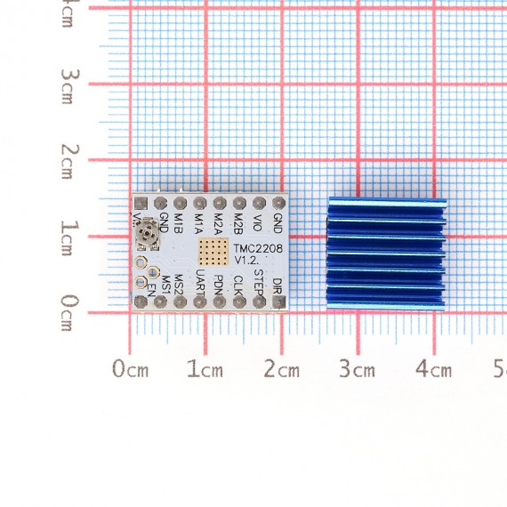 Driver PaP TMC2208 1.4A RMS