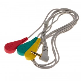 Cable para 3 electrodos Snap a TRS 3.5mm - EMG/ECG