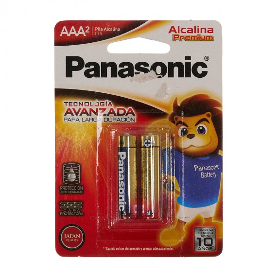 Batería alcalina AAA*2 Panasonic