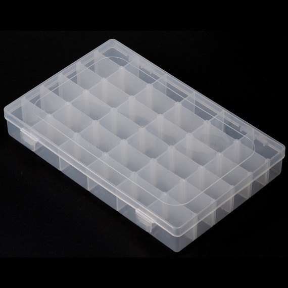 Caja organizadora 32 slots 27*17*4cm