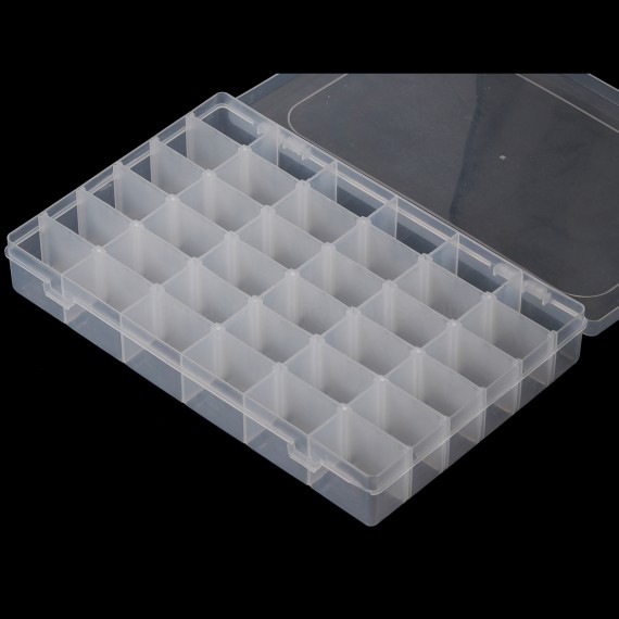 Caja organizadora 32 slots 27*17*4cm
