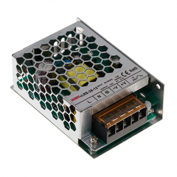 Fuente de alimentación conmutada AC/DC 25W 12V 2.08A