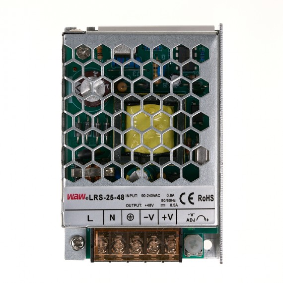 Fuente de alimentación conmutada AC/DC 25W 48V 0.52A