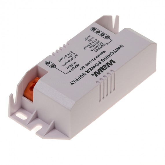 Fuente de alimentación AC/DC 25W 24V 1A WODE (en case)