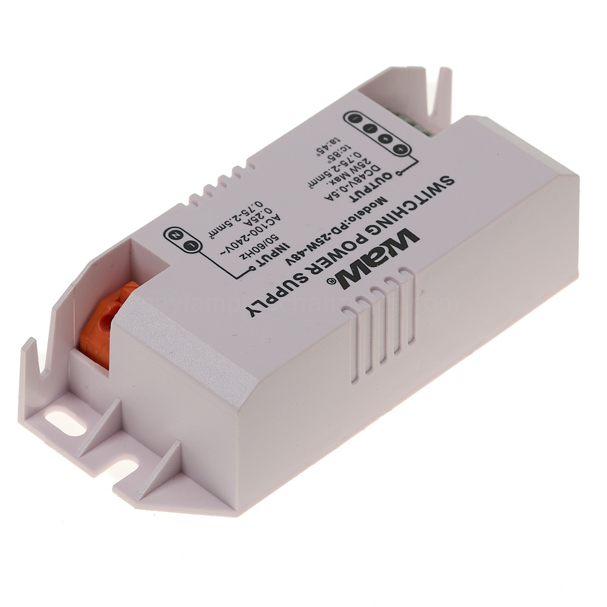 Fuente de alimentación AC/DC 25W 48V 0.5A WODE (en case)